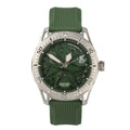 Mishipeshu O. Green Modern-Pattern Silicone Strap