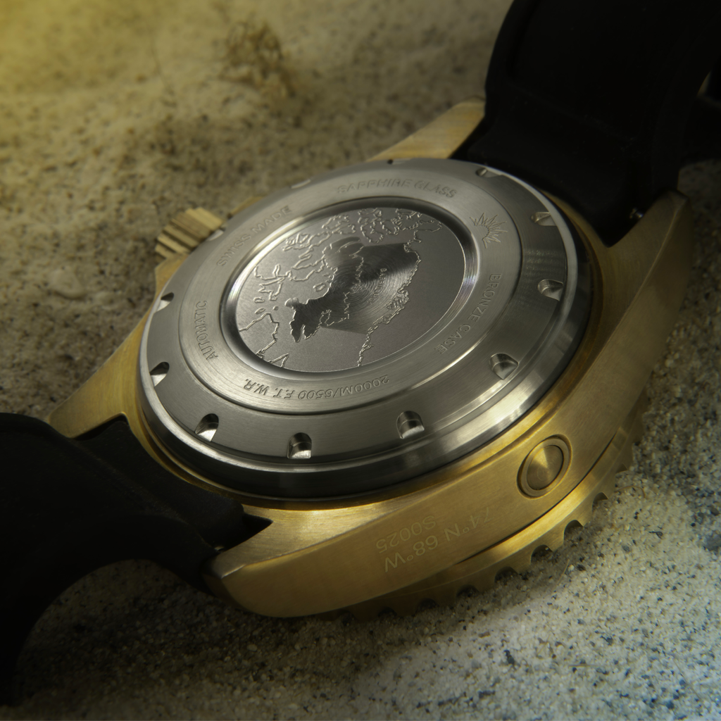 Deep Bay Bronze Black - Silicone Strap