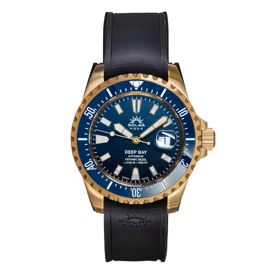 Deep Bay Bronze Blue- Silicone Strap