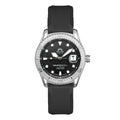 Mishipeshu G.L. Black Modern-Pattern Silicone Strap