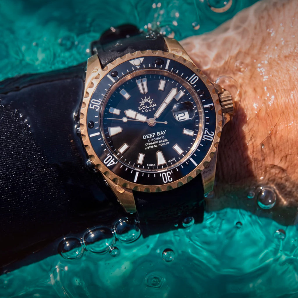 Deep Bay Bronze Black - Silicone Strap
