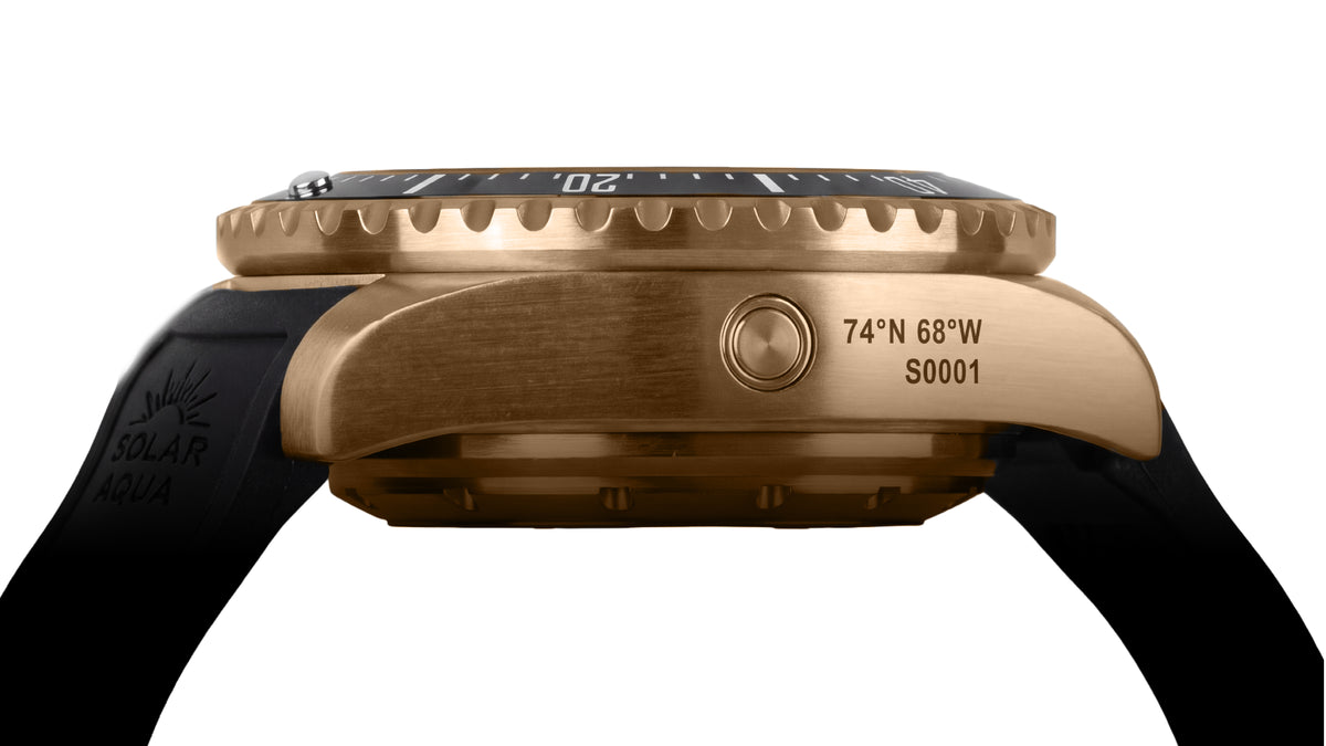 Deep Bay Bronze Black - Silicone Strap