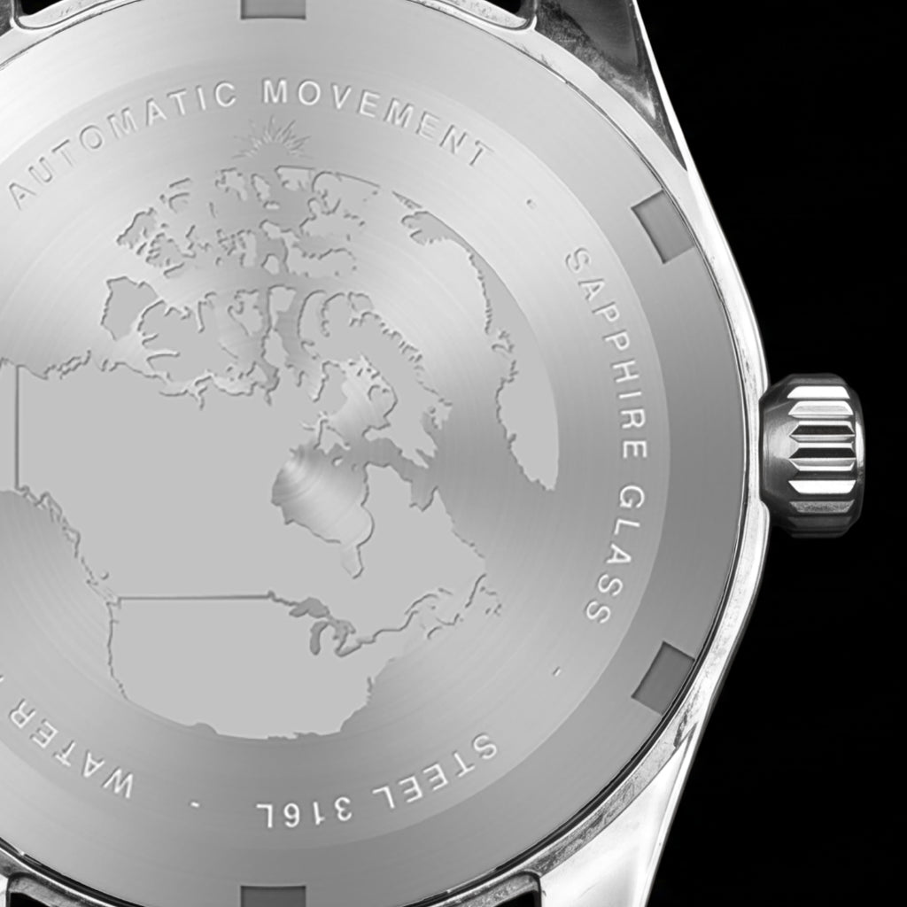 Prima Abyss Deep Black - Leather Strap