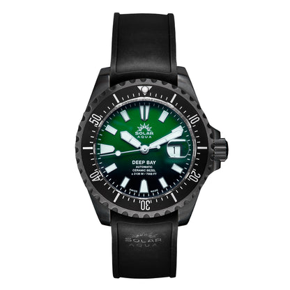 watch swiss made 2000MT in green dial with strap leather made in italy. 