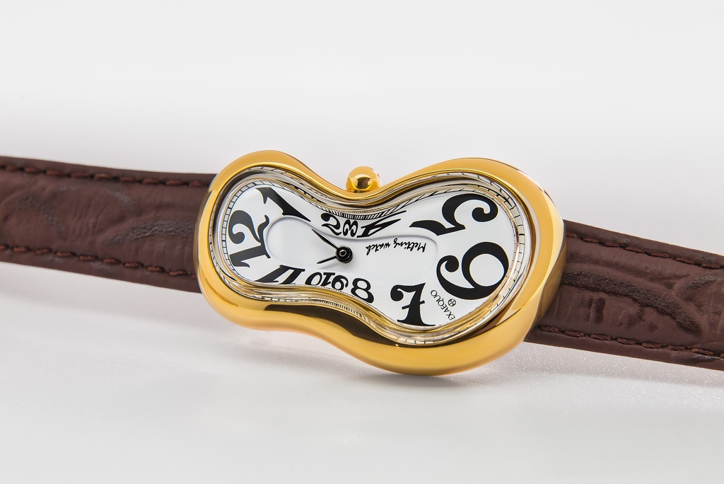 Melting Watch SS 316L Black Snake pattern "one of 301" HS Code 9102.11.65
